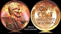 1952-D 1C MS65RB