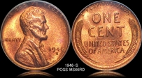 1946-S 1C MS66RD