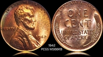 1942 1C MS66RB