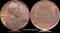 1950 1C MS63RB