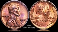 1949 1C MS65RB