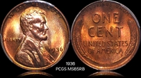 1936 1C MS65RB