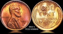 1953-S 1C MS66RB