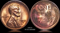 1955-S 1C MS66RB