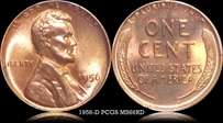 1956-D 1C MS66RD