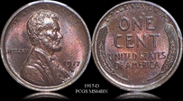 1917-D 1C MS64BN