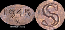 1945-S 1C MS66RB