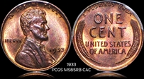 1933 1C MS65RB