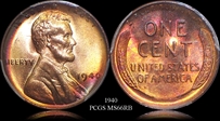1940 1C MS66RB
