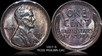 1917-S 1C MS63BN