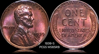 1939-S 1C MS65RB