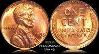 1953-D 1C MS65RD