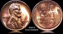 1944-D 1C MS66RB