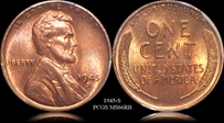 1945-S 1C MS66RB