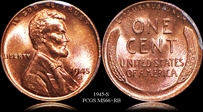 1945-S 1C MS66+ RB