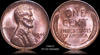 1946-S 1C MS66RB