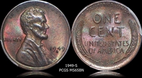 1949-S 1C MS65BN