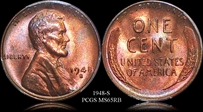 1948-S 1C MS65RB