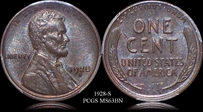 1928-S 1C MS63BN
