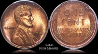 1941-D 1C MS66RB