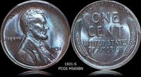 1931-S 1C MS65BN