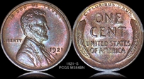 1921-S 1C MS64BN