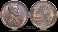 1909-S VDB 1C MS62BN