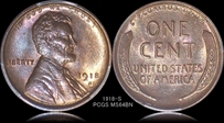 1918-S 1C MS64BN