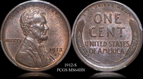 1912-S 1C MS64BN