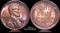 1948-D 1C MS66RB