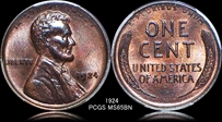 1924 1C MS65BN