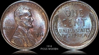 1914 1C MS65BN