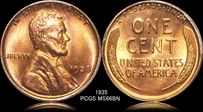 1935 1C MS66BN