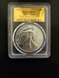2023 $1 Silver Eagle First Strike 1 of 2023 GOLD FOIL MS70