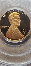 1981-S 1C Type 2 PR67DCAM