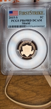 2015-S 1C Shield  First Strike PR69DCAM