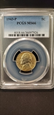 1943-P 5C MS66