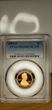 1989-S 1C PR69DCAM
