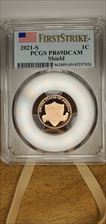 2021-S 1C Shield  First Strike PR69DCAM