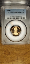 1968-S 1C PR68DCAM