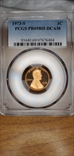 1973-S 1C PR69DCAM