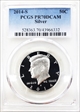 2014-S 50C Silver PR70DCAM