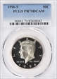 1996-S 50C PR70DCAM