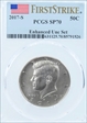 2017-S 50C Enhanced Unc Set First Strike SP70