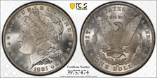 1881-CC $1 MS67+