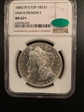 1880/79 S NGC/CAC 67+  6332596-002 $1.00 Morgan Morgan NGC/CAC 67+