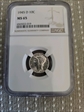 1945-D 10 cent Mercury D MS65