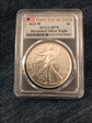 2023-W $1 Burnished Silver Eagle First Day of Issue SP70