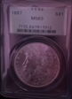 1887 $1 MS63