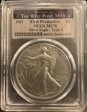 2021 $1 Silver Eagle - Type 2 First Production MS70